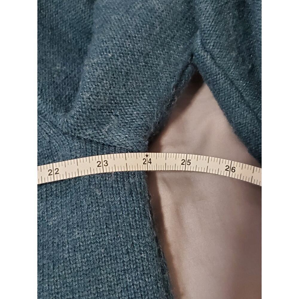 Duluth Trading Co Men’s Wool Blend Pullover Sweater XL Teal 70% Recycled Wool - Picture 6 of 13